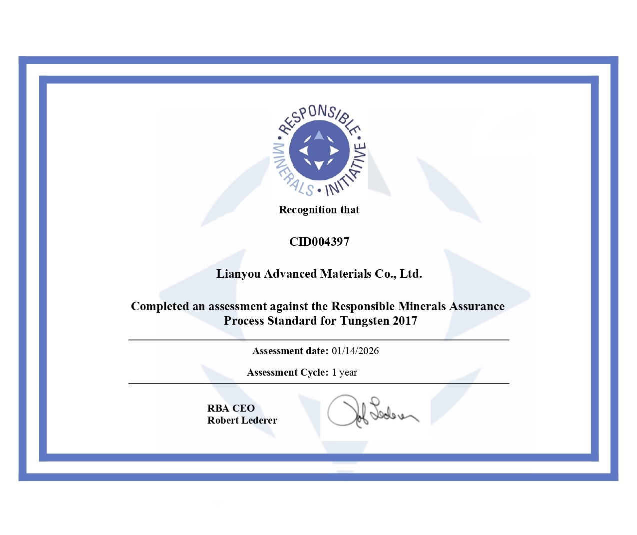 Tungsten Conformance Recognition